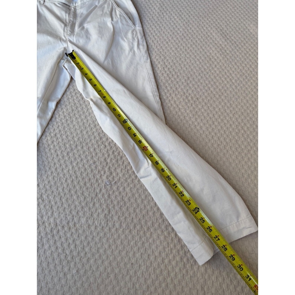 Vintage Liz Claiborne Jean Straight Leg‎ 90s Mom | White Denim | Women's Size 12 - Picture 10 of 10